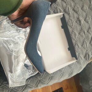 INC International Concepts Blue Heels